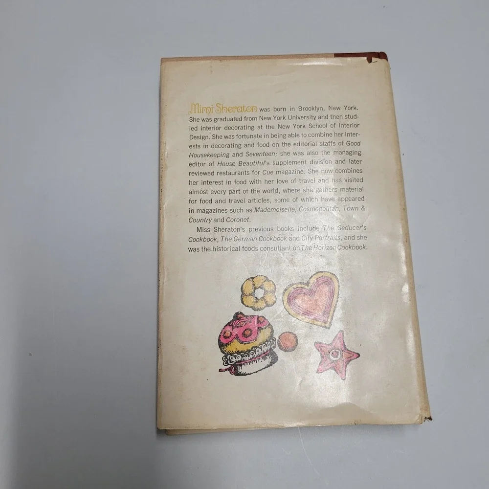 Visions of Sugarplums Mimi Sheraton 1968 Christmas Cookbook Book Club Edition